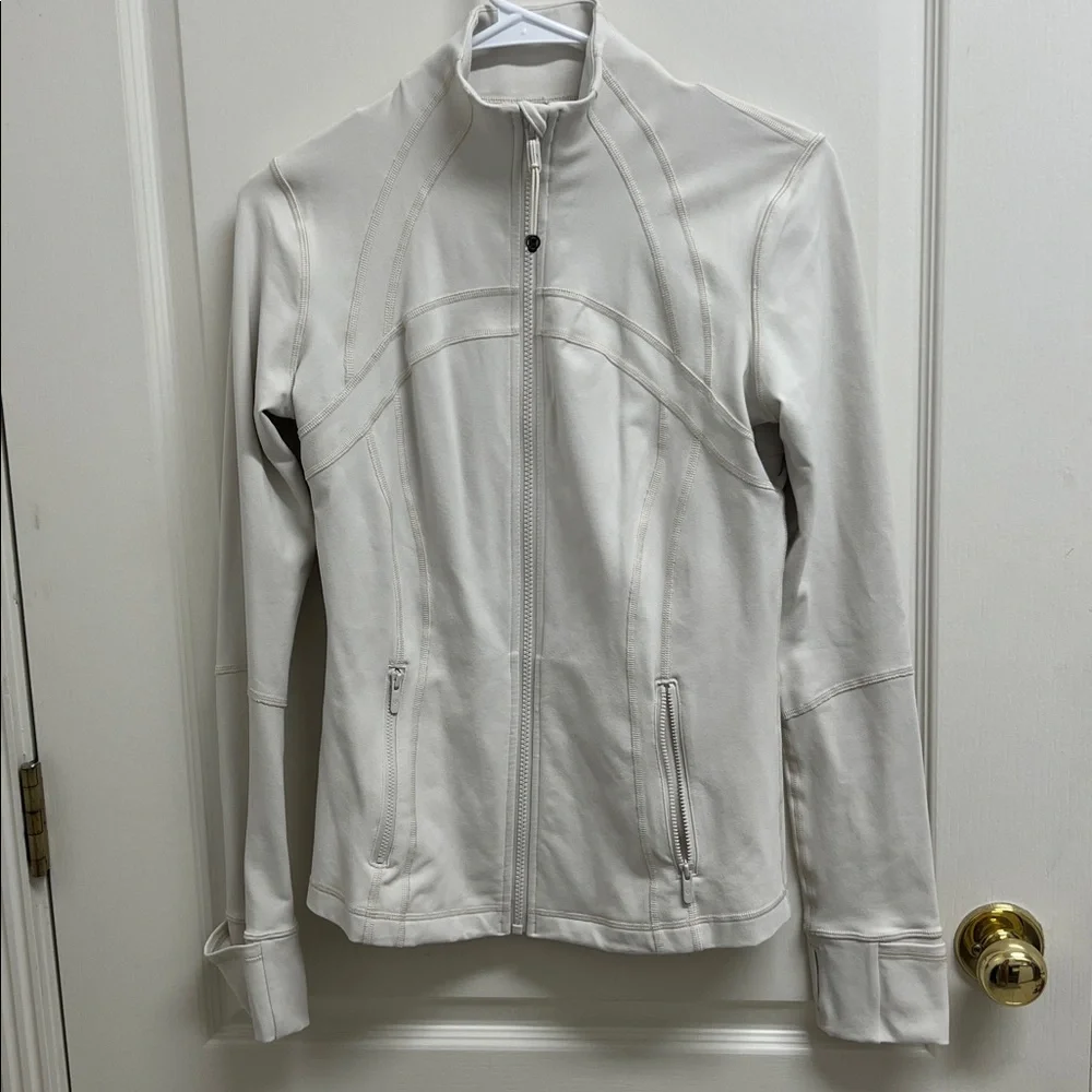 Lululemon Define Jacket *Luon |Size 8 White Opal - Picture 5 of 11